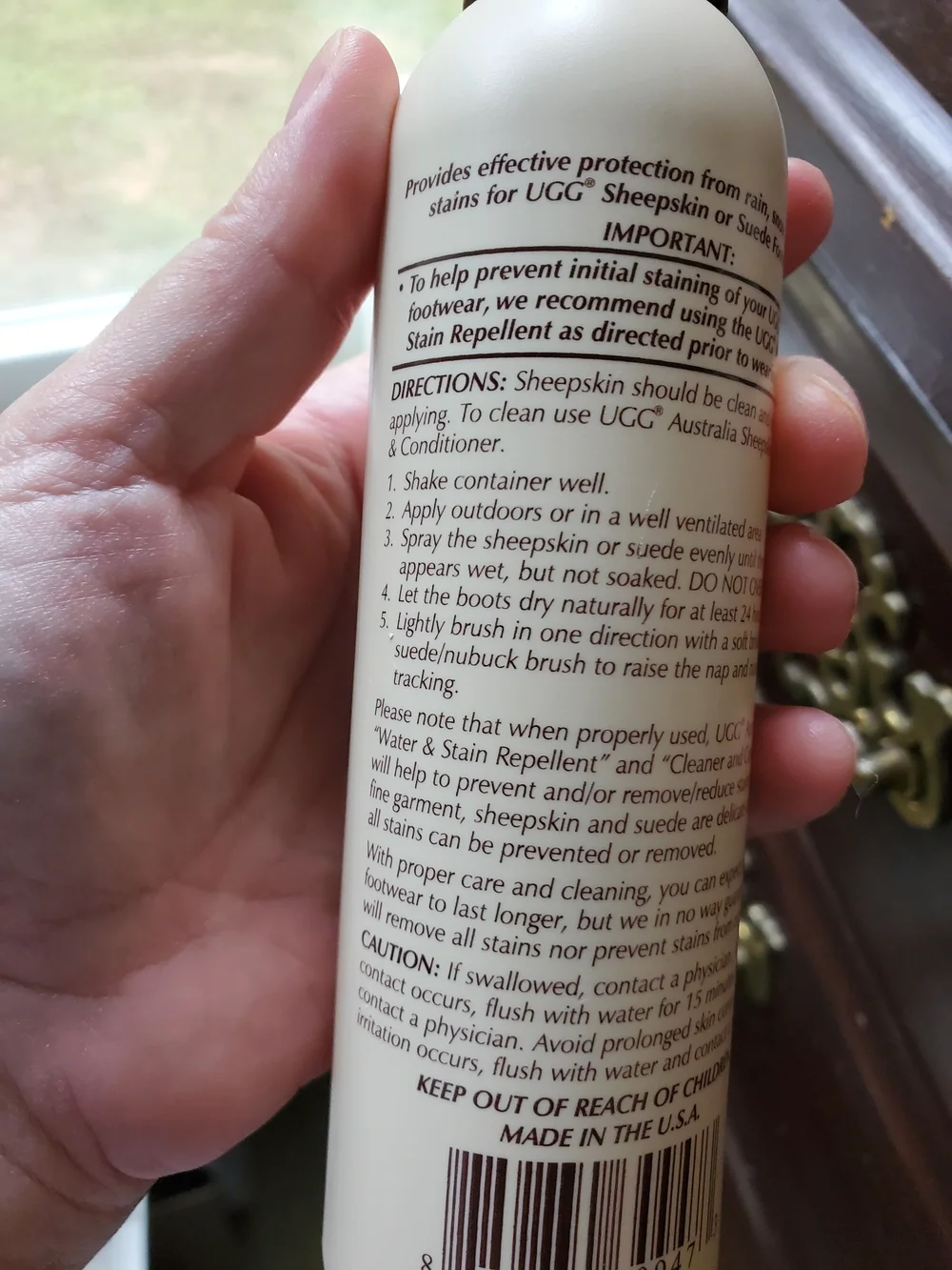 UGG Water And Stain Repellent Spray